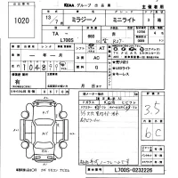Daihatsu MIRA лот № 1020 оценка 3.5  с аукциона в Японии 5