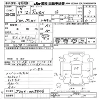 Toyota RUSH лот № 30438 оценка 3  с аукциона в Японии 9