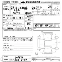 Nissan X-TRAIL лот № 30434 оценка 3.5  с аукциона в Японии 9