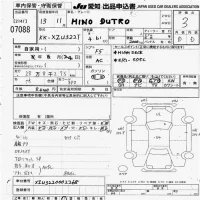 Hino DUTRO лот № 7088 оценка 3  с аукциона в Японии 9