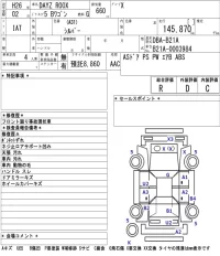 Nissan DAYZ ROOX лот № 8019 оценка R  с аукциона в Японии 5