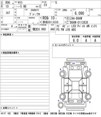 Nissan SAKURA лот № 3095 оценка 6  с аукциона в Японии 5