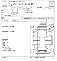 Subaru CHIFFON лот № 3039 оценка 3.5  с аукциона в Японии 8