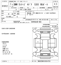 BMW 5-Series лот № 1812 оценка 4.5  с аукциона в Японии 8
