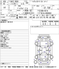 Nissan DAYZ ROOX лот № 3008 оценка 3.5  с аукциона в Японии 5