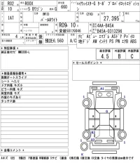 Nissan ROOX лот № 3009 оценка 4.5  с аукциона в Японии 2