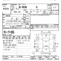 Honda N WGN лот № 8509 оценка 3.5  с аукциона в Японии 5