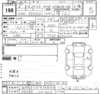 Suzuki SWIFT лот № 198 оценка 5  с аукциона в Японии 2