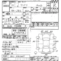 Honda LIFE лот № 3003 оценка R  с аукциона в Японии 10