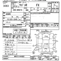 Suzuki WAGON R лот № 3083 оценка R  с аукциона в Японии 10