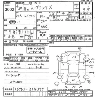 Daihatsu MOVE CONTE лот № 3002 оценка 3.5  с аукциона в Японии 10