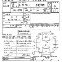 Daihatsu MOVE CONTE лот № 3078 оценка R  с аукциона в Японии 10