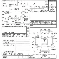 Honda MOBILIO лот № 6101 оценка 3.5  с аукциона в Японии 6