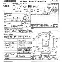 Honda VAMOS лот № 3100 оценка 3.5  с аукциона в Японии 6