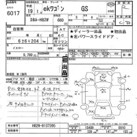 Mitsubishi EK WAGON лот № 6017 оценка R  с аукциона в Японии 10