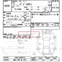 Mitsubishi PAJERO MINI лот № 1605 оценка 3.5  с аукциона в Японии 6