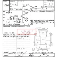 Toyota ISIS лот № 1060 оценка 3.5  с аукциона в Японии 6