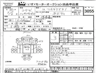 Nissan CONDOR  с аукциона в Японии
