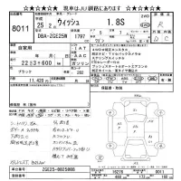 Toyota WISH лот № 8011 оценка R  с аукциона в Японии 8