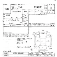 Daihatsu TANTO лот № 126 оценка R  с аукциона в Японии 5