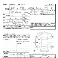 Toyota ALLION лот № 130 оценка R  с аукциона в Японии 6