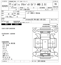Subaru LEGACY OUTBACK лот № 2429 оценка RA  с аукциона в Японии 6