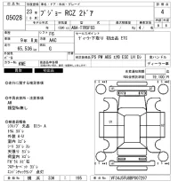 Peugeot RCZ лот № 5028 оценка 4  с аукциона в Японии 6