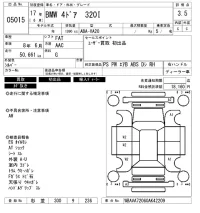 BMW 3-Series лот № 5015 оценка 3.5  с аукциона в Японии 6
