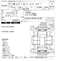 Volkswagen UP лот № 2125 оценка 4  с аукциона в Японии 6