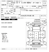 Honda ELYSION лот № 3574 оценка 3.5  с аукциона в Японии 6