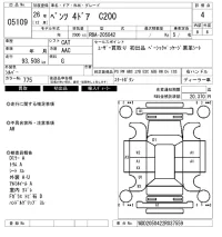 Mercedes-Benz C CLASS лот № 5109 оценка 4  с аукциона в Японии 6