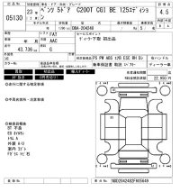 Mercedes-Benz C CLASS WAGON лот № 5130 оценка 4.5  с аукциона в Японии 6