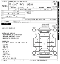 Daihatsu MOVE лот № 43155 оценка RA  с аукциона в Японии 10