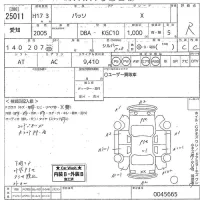 Toyota PASSO лот № 25011 оценка R  с аукциона в Японии 10