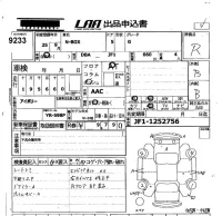 Honda N BOX лот № 9233 оценка R  с аукциона в Японии 5