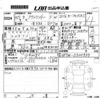 Mitsubishi OUTLANDER лот № 3224 оценка 4  с аукциона в Японии 5