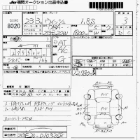 Toyota WISH лот № 8020 оценка 3  с аукциона в Японии 7