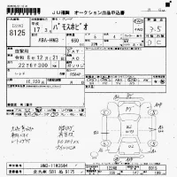 Honda VAMOS лот № 8125 оценка 3.5  с аукциона в Японии 7