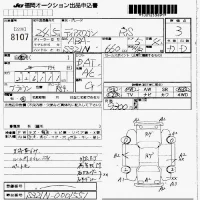 Subaru GOLF ALLTRACK лот № 8107 оценка 3  с аукциона в Японии 7