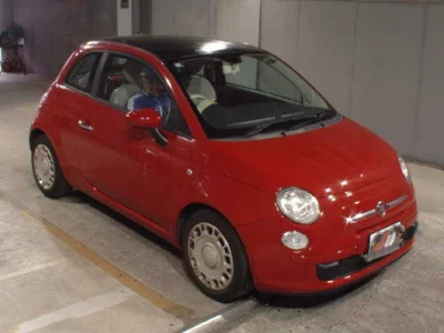 Fiat 500  с аукциона в Японии
