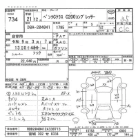 Mercedes-Benz C CLASS лот № 734 оценка 3.5  с аукциона в Японии 8