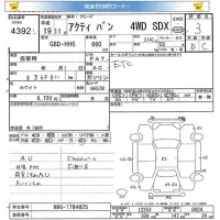 Honda ACTY VAN лот № 4392 оценка 3  с аукциона в Японии 5