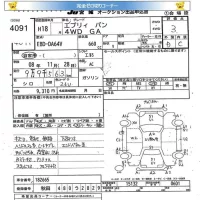 Suzuki EVERY лот № 4091 оценка 3  с аукциона в Японии 5