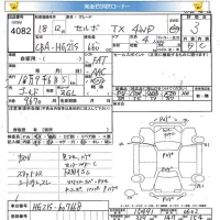 Suzuki CERVO лот № 4082 оценка 3  с аукциона в Японии 5