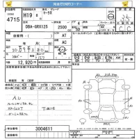 Toyota MARK X лот № 4715 оценка 3.5  с аукциона в Японии 5