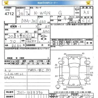 Honda N WGN лот № 4712 оценка 3.5  с аукциона в Японии 5
