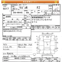 Suzuki WAGON R лот № 6017 оценка 3.5  с аукциона в Японии 8