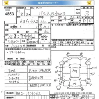 Honda VAMOS лот № 4853 оценка 3  с аукциона в Японии 5
