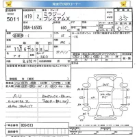 Daihatsu MIRA лот № 5011 оценка 3.5  с аукциона в Японии 5