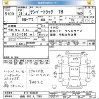 Subaru SAMBAR лот № 5100 оценка 3  с аукциона в Японии 5